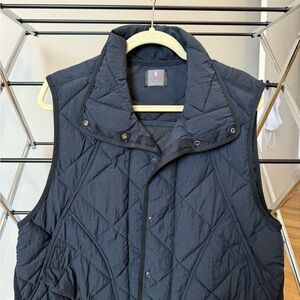 Free People Black Quinn Quilted Puffer Vest